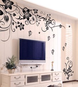 Flowers and Vine Home Decor wall decal