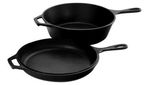 Lodge Pre-Seasoned Cast-Iron Combo Cooker - A Thrifty Mom