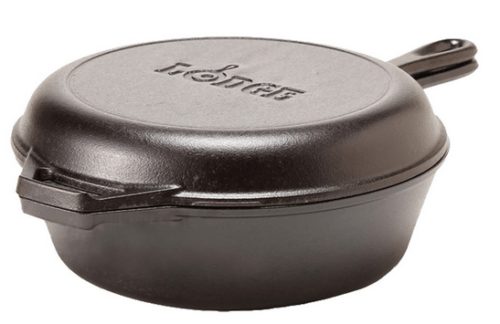 Lodge Pre-Seasoned Cast-Iron Combo Cooker, Pan doubles as lid - A Thrifty Mom