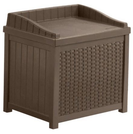 Outdoor Storage Bench Set - 22 Gallon - A Thrifty Mom
