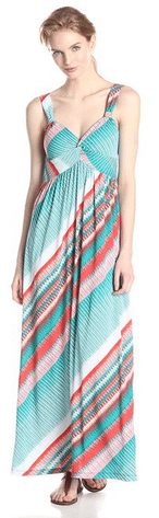 Printed Maxi Dress - A Thrifty Mom ~ CUTE for summer!