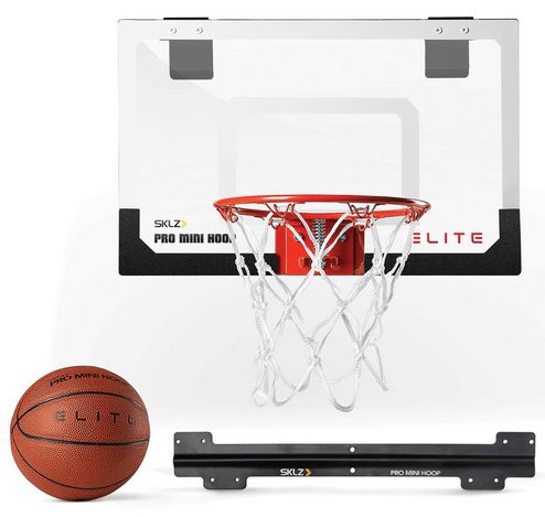 SKLZ Mini Pro Basketbal Hoop Elite with Deluxe Ball and Wall Mount - Gift Idea for Dad - A Thrifty Mom