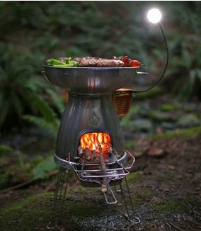 basecamp usb charging camp stove with LED light