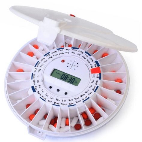 Automatic Pill Dispenser with alarm – Perfect for loved ones independence at home
