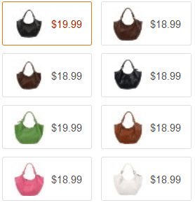 Everyday Classic Hobo Style Handbag Colors - A Thrifty Mom
