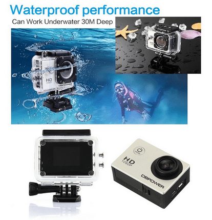 Waterproof Action Camera with FREE Accessories Kit - A Thrifty Mom