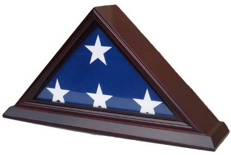 memorial flag display case