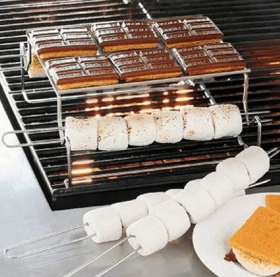 smores Maker, S'mores stand for the campfire or grill, summer camping recipes, Camping hacks
