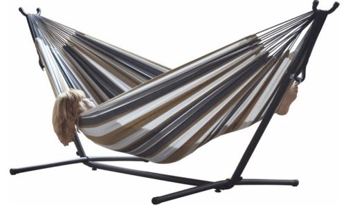 Double Hammock with Steel Stand