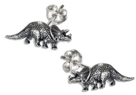 Jurasic park dinosaur theme earrings , how cool is this great gift for tween or teens