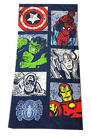 Marvel Comic Force Avengers Beach Towel
