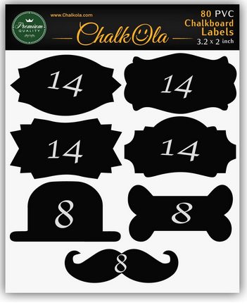 80 Premium Chalkboard Labels - Reusable! A Thrifty Mom