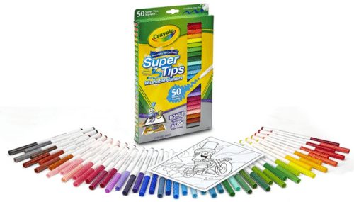 Crayola 50ct Washable Super Tips with Silly Scents Markers