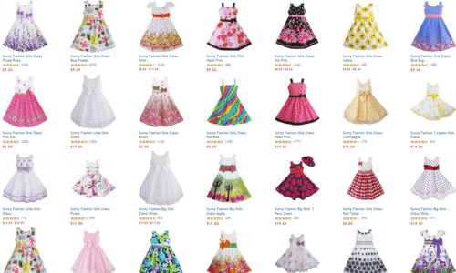 cute summer sun dress for kids