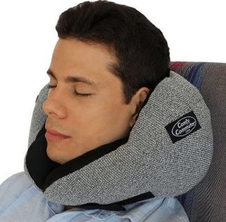 how to sleep on a plane comfy neck pillow