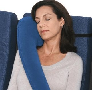 how to sleep on a plane travelrest pillow