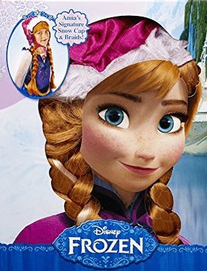 Disney Frozen Anna snow hat braids halloween wig
