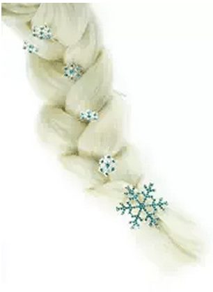 Disney Frozen Elsa Snow Flake Hair Pins