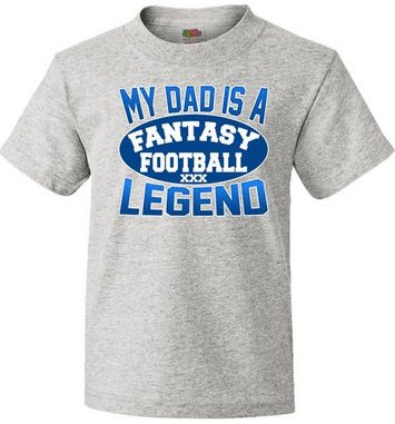 Fantasy Football Commish football tshirt, jr tshirt my Dad is a legend, Football party,  NFL