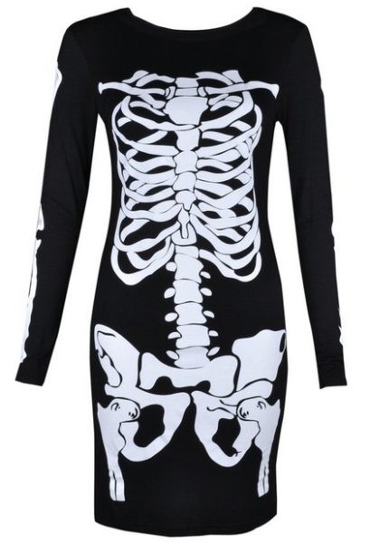 Bones Skeleton girls dress
