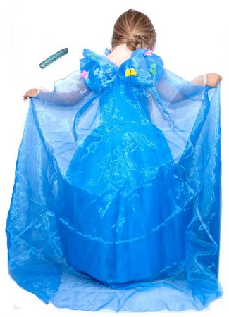 Cinderella Sparkling Butterfly Enchanted Cape and Wristband