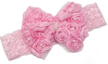 Girl headbands and bows, vintage inspired hair bows and flowers, baby photo props with free shipping option