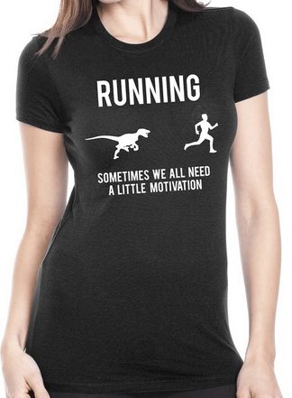 Running modivational tee, great gift ideas for the runner in your family, work out gear with personality, free shipping too
