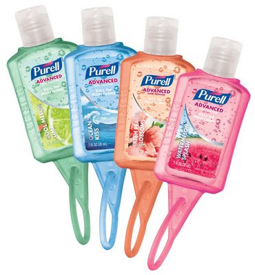 purel travel hand sanitizer, stocking stuffer or party favor ideas for tween or teen girls