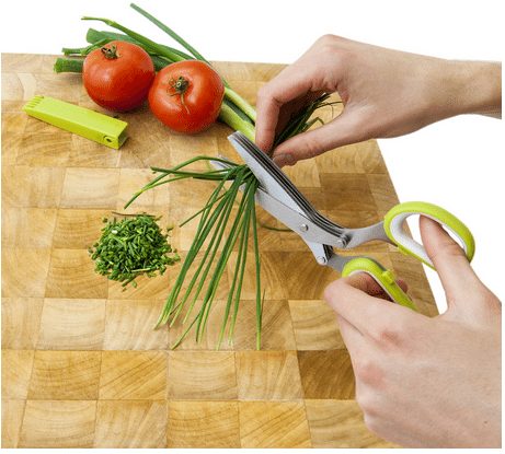 Easy Way to Chop Herbs – Herb Scissors