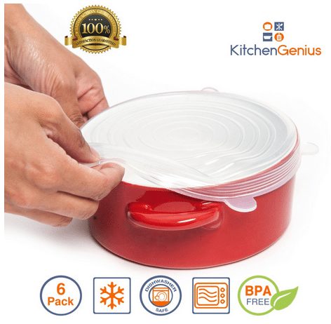 Multi Size Silicone Lids Food and Bowl Covers - Reusable Stretch Lids