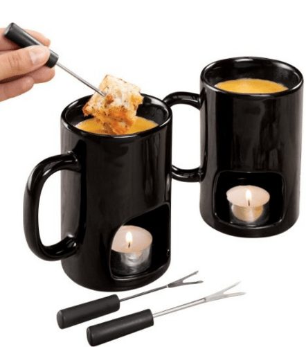 Small personal fonue mugs tea light