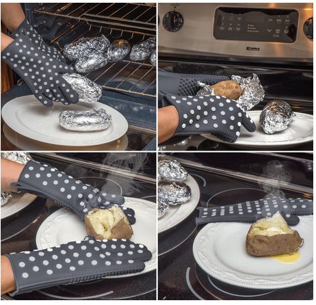 Women's Silicone Oven Gloves Pot Holders On Sale