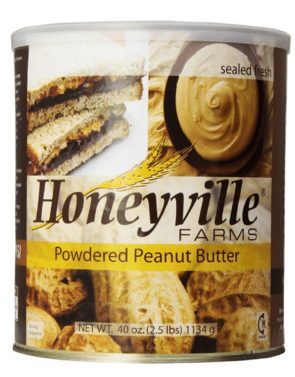 powder peanut butter food storage