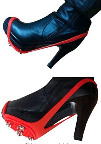 Universal rubber cleats for walking on ice and snow – High Heels, Sneakers, Boots, Flats