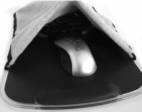 USB powered mousepad hand warmer