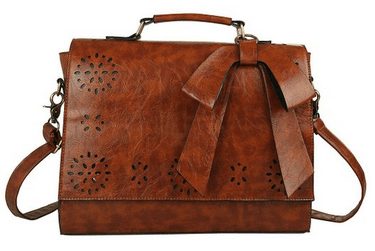 Vintage Women PU Leather Messenger Satchel Bags
