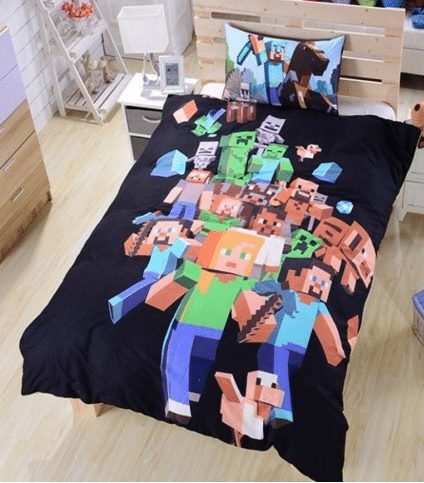Minecraft Twin Bed Blanket A Thrifty, Twin Bed Blanket