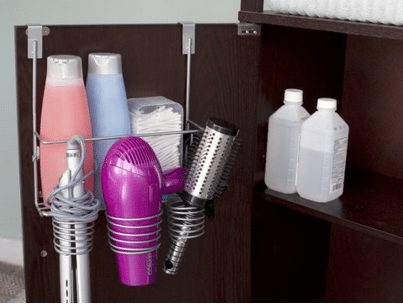 Over the Counter Hairdryer Holder