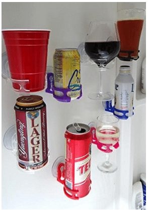 Portable Suction Cupholder Caddy for lots of drinks