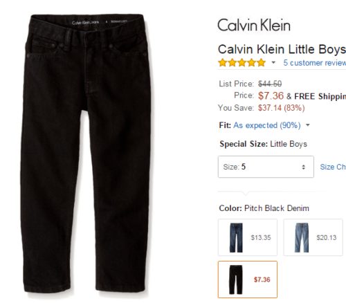 calvin jeans