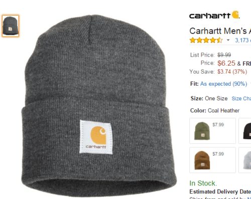 carhart hat grey