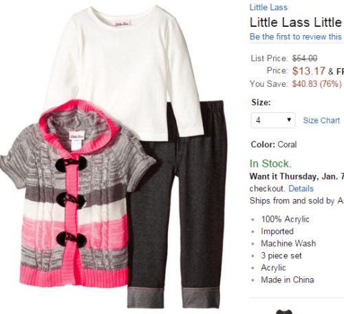 little lass girls clothing