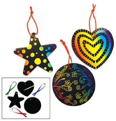Magic Color Scratch Ornaments Craft Kit