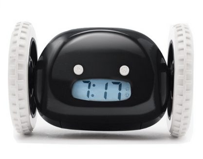 Alarm Clock on Wheels