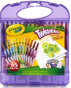 Crayola Mini Twistable Crayons and Paper Set 65pc Set