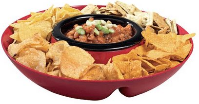 Heated Chip and Dip Tray