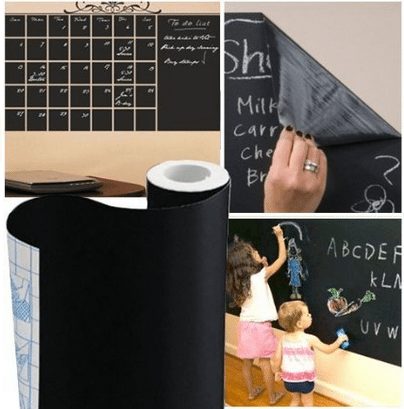 Sticky Back Chalkboard Contact Paper for Home or Office
