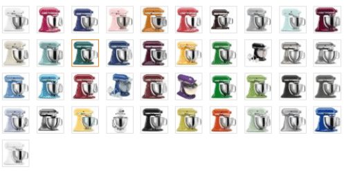 KitchenAid Mixer Colors