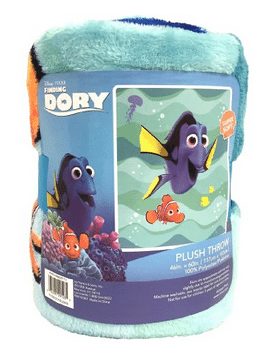 Finding Dory Stingray Friends Silk Touch Plush Throw