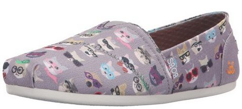 skechers bobs cat print